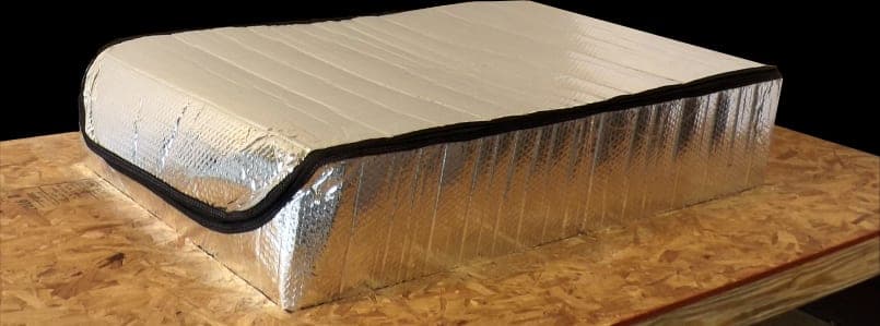 DraftMaster insulator sealed closed over the attic stairway