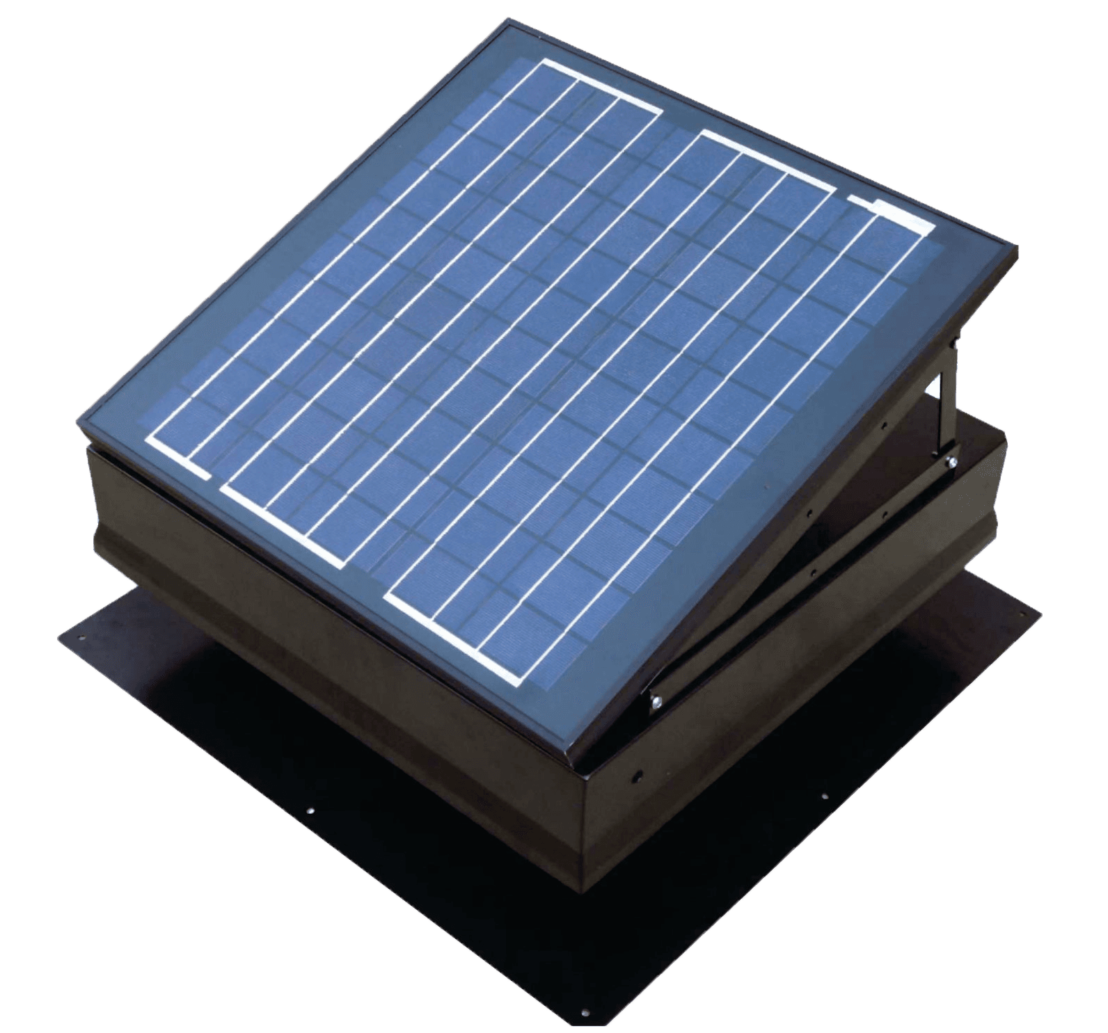 Solar fan product cutout (transparent PNG)