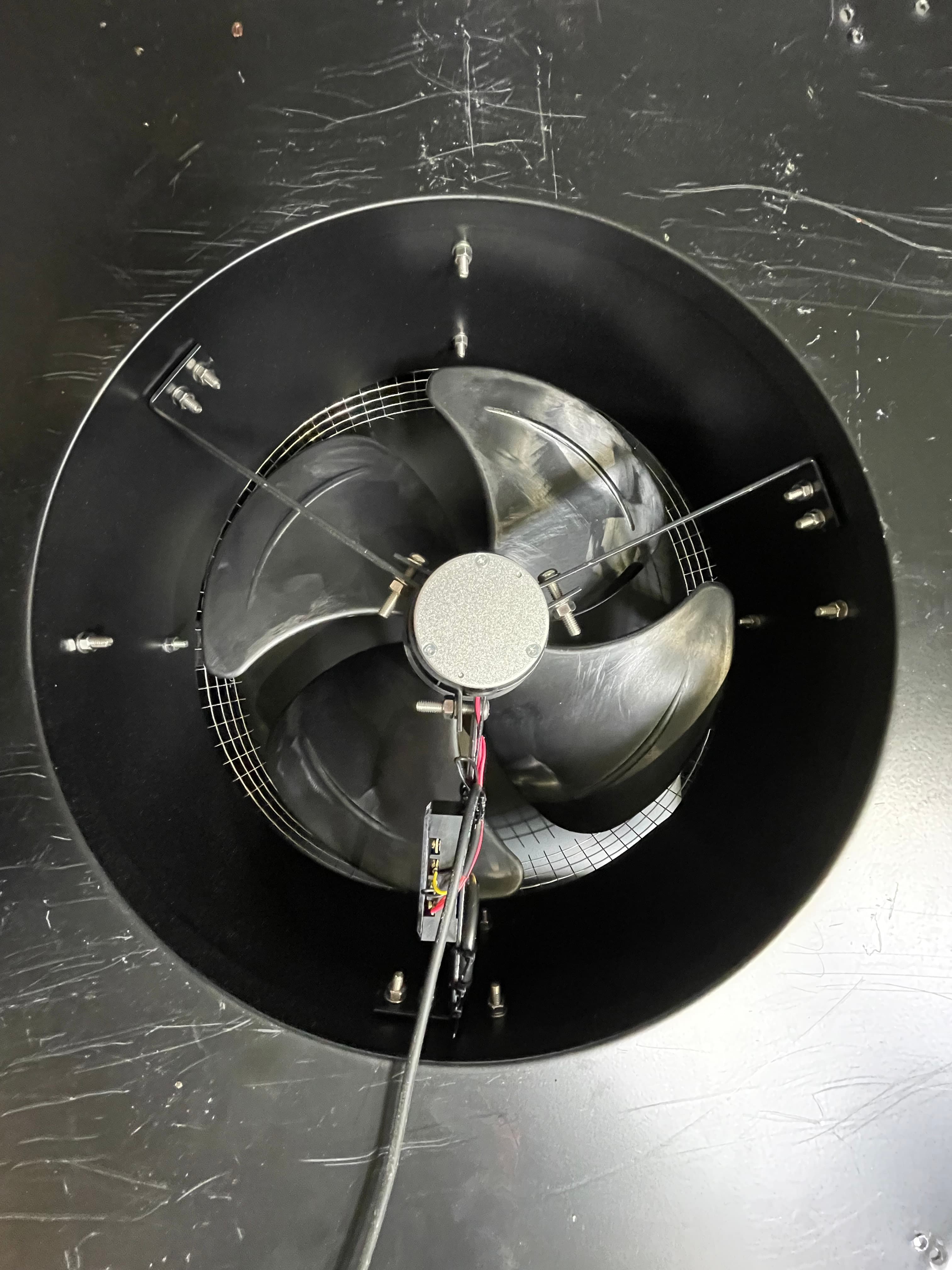 Brushless motor closeup
